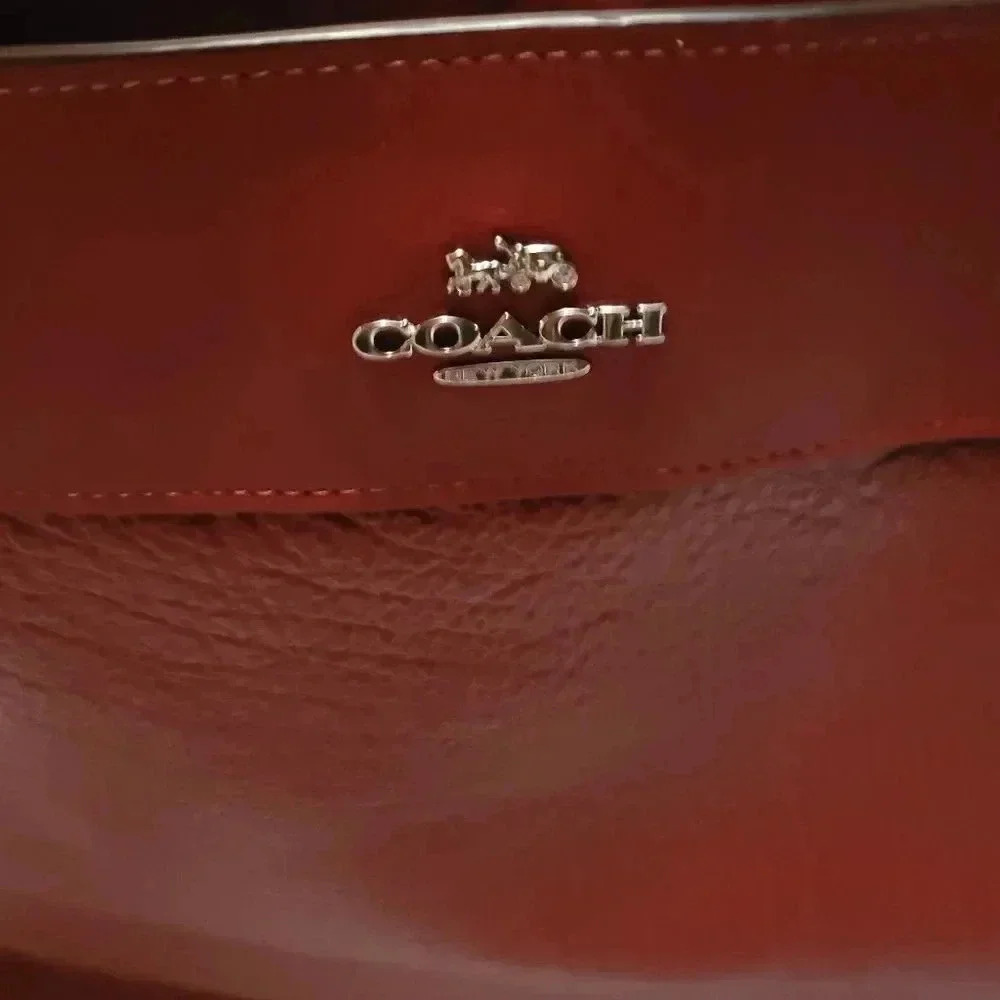 NEW, ‎COACH brand,  Red Wine/burgandy color,  shoudler bag - Picture 16 of 16